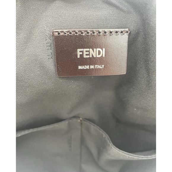 FENDI LARGE FF SHOULDER DUFFLE TRAVEL BOSTON BAG TOTE AUTHENTIC! - Picture 13 of 16